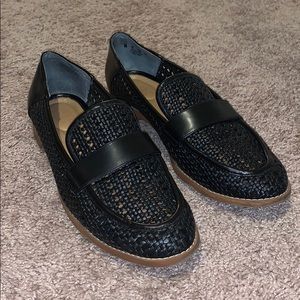Franco Sarto Black Loafers